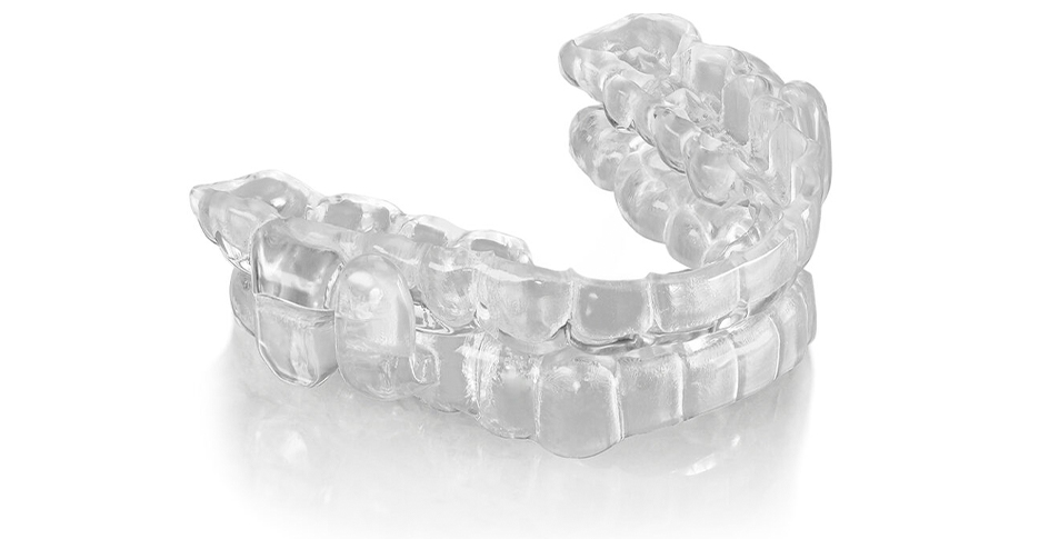 Closeup of prosomnus oral appliance